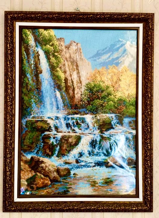 Waterfall - Eliza - Paintings & Prints, Landscapes & Nature, Waterfalls ...