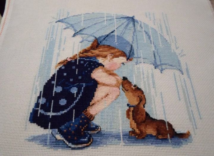 Under an umbrella - Eliza - Paintings & Prints, People & Figures, Other ...