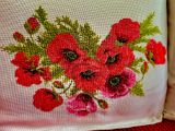 Pillowcases for pillows embroidered