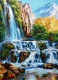 Waterfall - Eliza - Paintings & Prints, Landscapes & Nature, Waterfalls ...