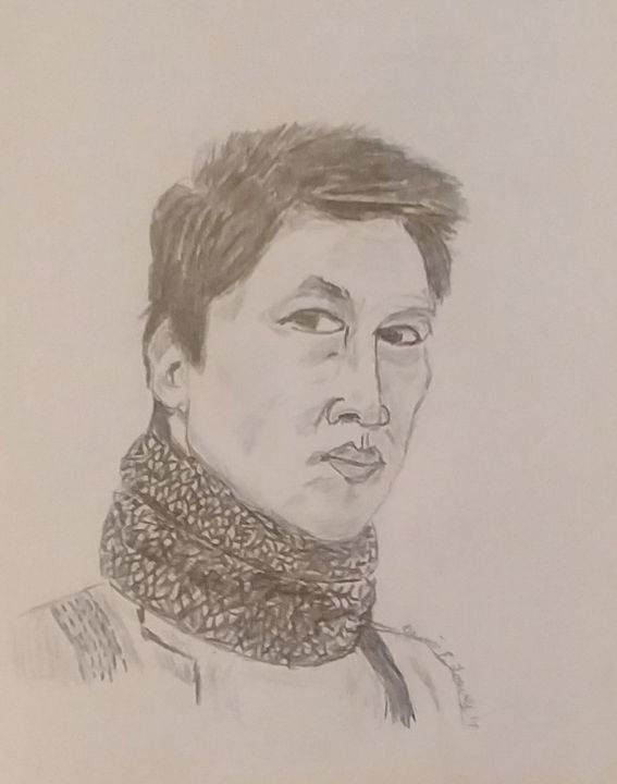 Quick sketch of actor Hyun Bin : r/KDRAMA