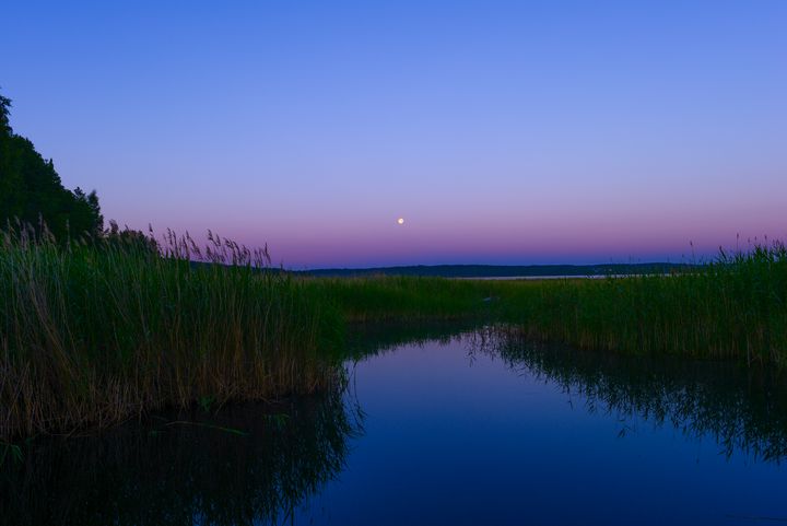 lake in the moonlight night sky - yarvin13 - Photography, Landscapes ...