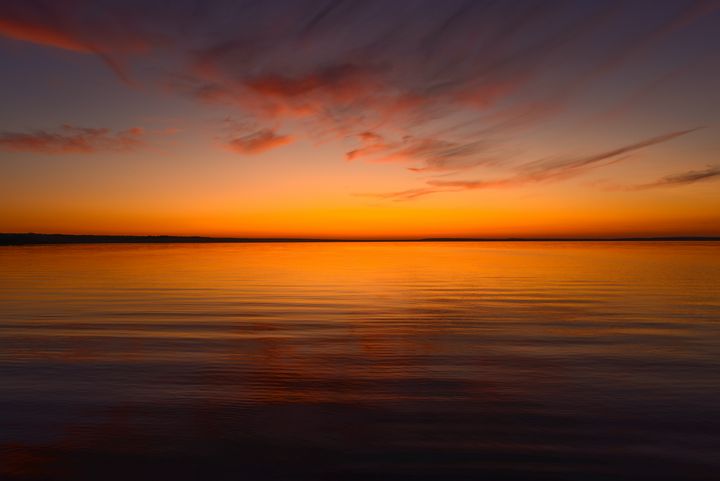 twilight sky with an orange tint - yarvin13 - Photography, Landscapes ...