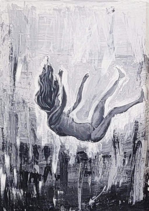 Falling (1of 3) - kassidysarts - Paintings & Prints, Fantasy ...