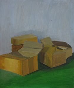 Boxes Painting Stilllife Sept 2013