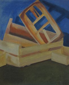 Crates Painting Stilllife Sept 2013