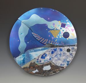 Fish Under Ice Wallpiece - Sandra VanderMey