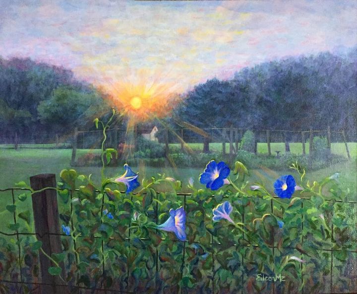 Good Morning Glory Eileenmz Art Paintings Prints Flowers