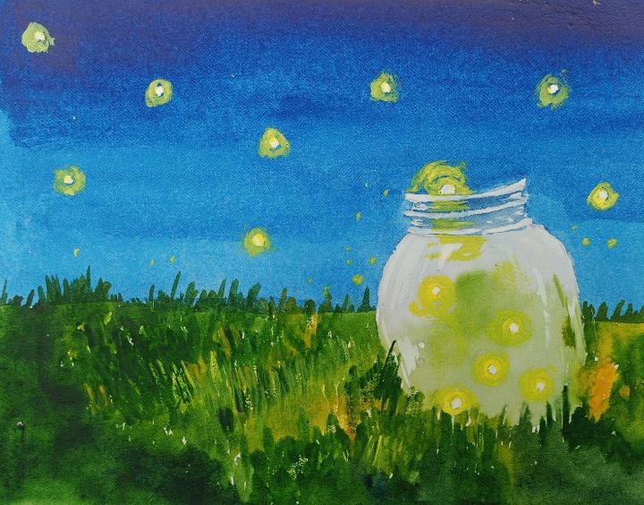 Firefly painting - Sahana Artgallery - Paintings & Prints, Animals ...