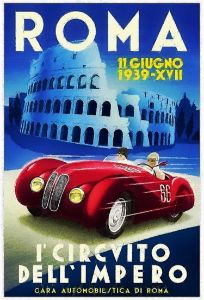 Roma Grand Prix Racing Poster