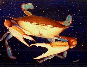 Crab in Space
