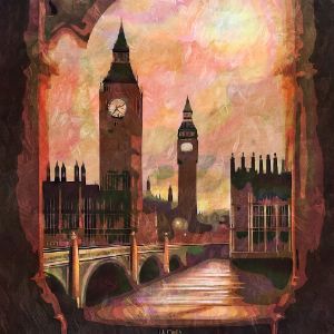 Two Big Ben clock tower, London, UK. - Luigi Petro