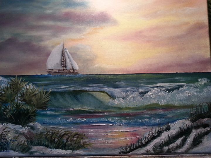 Pensacola Beach, Florida - Kitty1406 - Paintings & Prints, Landscapes