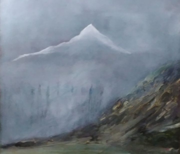 MYSTICAL MOUNTAIN - roomi's canvas