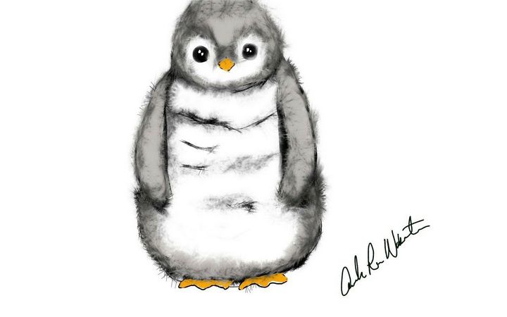Penguin cuddles - Manda Lee