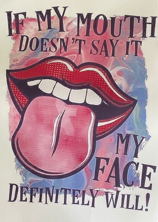 If my mouth !! - MissAng's Designs - Textile & Apparel, Apparel, Women ...