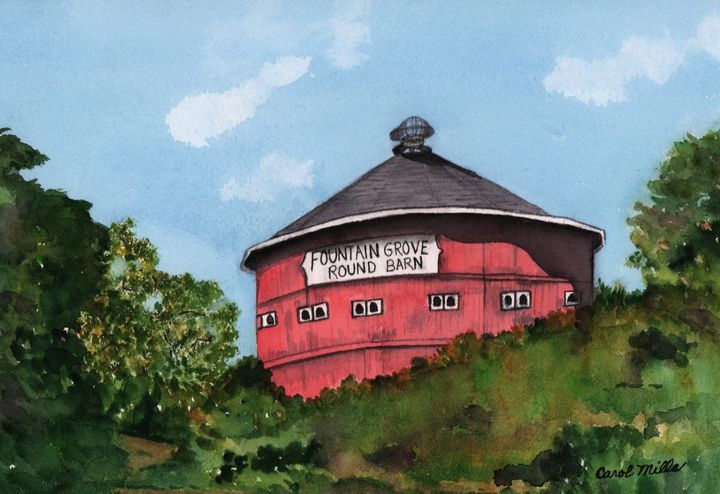 Carol Mills Round Barn Santa Rosa Carol Mills Fine Art