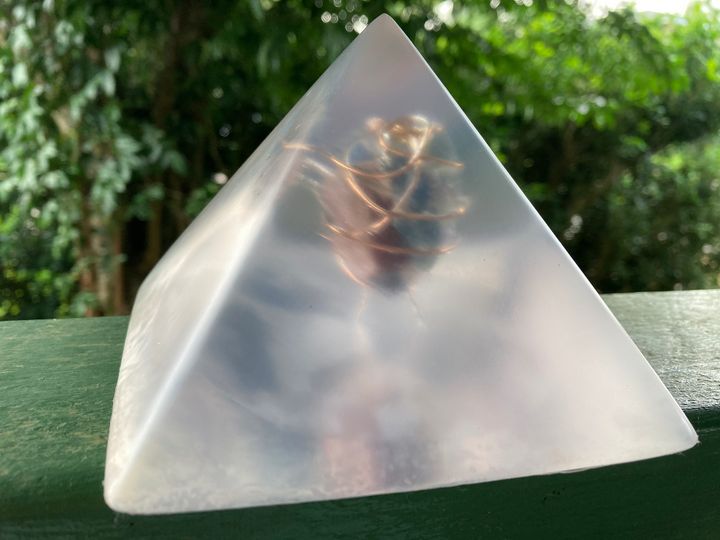 EnerChi pyramid device - Just Lupita aka Yaqui Yaiyai - Sculptures ...