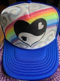 Yin and yang heart rainbow