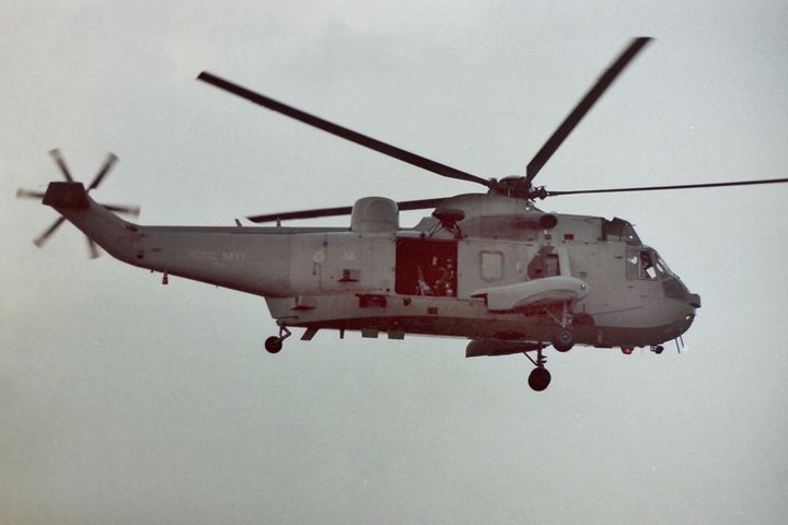 RAF Sea King helicopter saying 