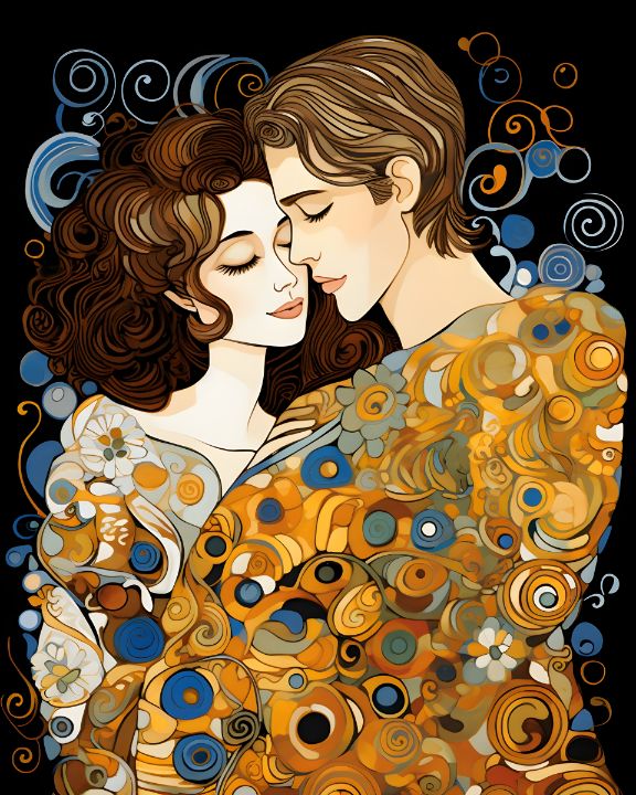 Forever Love - Harmony Of Art - Paintings & Prints, People & Figures, Love  & Romance - ArtPal