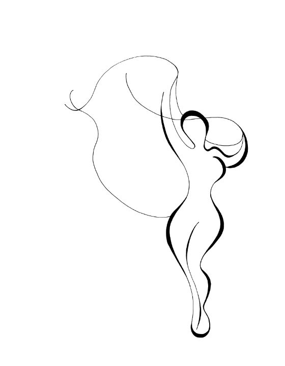 GLL Hopeful Joy Astro Artist Drawings & Illustration, People