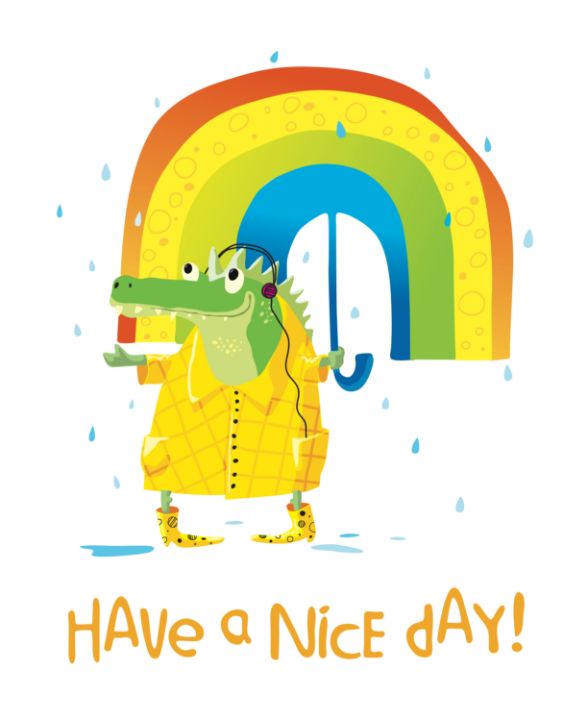 have nice day greeting card design - aciduzzi