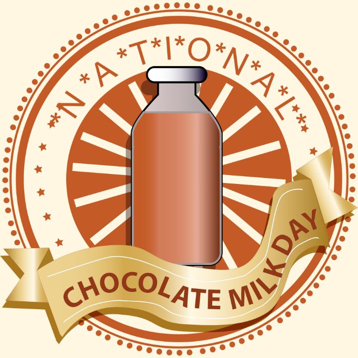 National Chocolate Milk Day Sign Karya Langit Digital Art, Food