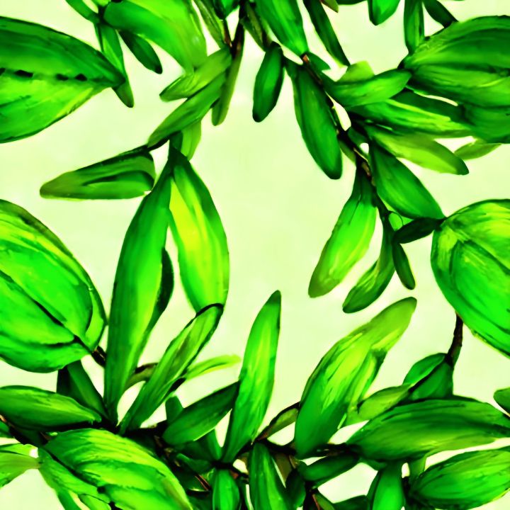 Beautiful Green Leaves - Karya Langit - Digital Art, Flowers, Plants ...