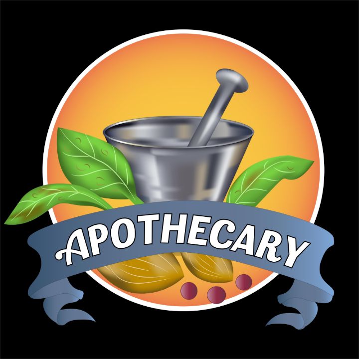 Apothecary Sign and Badge Karya Langit Drawings & Illustration