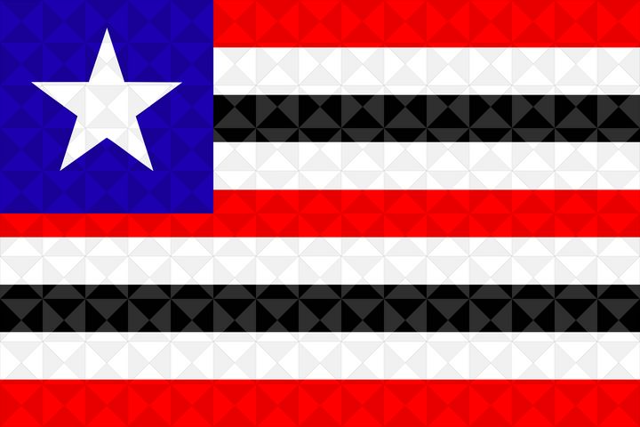 Bandeira Maranhão Grafismo Geométric - Dan Duarte