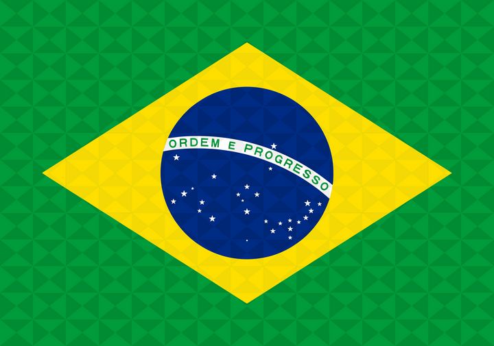 Bandeira Brasil Grafismo Geométrico - Dan Duarte