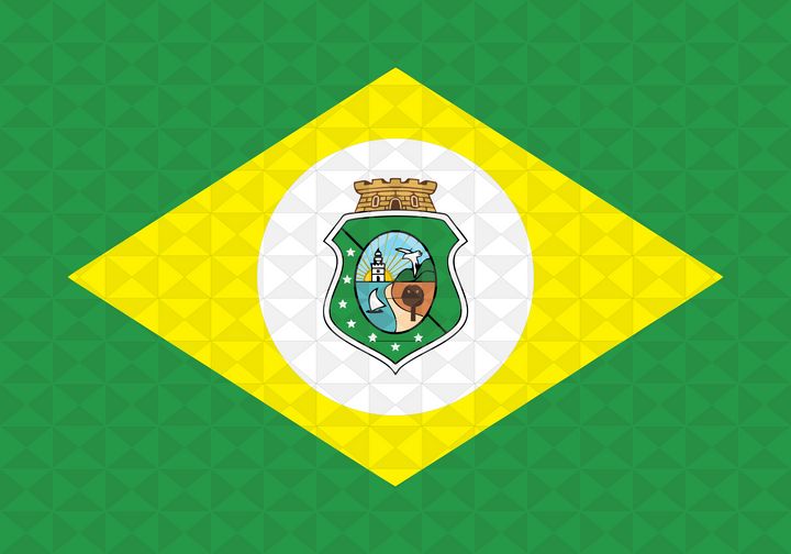 Bandeira Ceará Grafismo Geométrico - Dan Duarte
