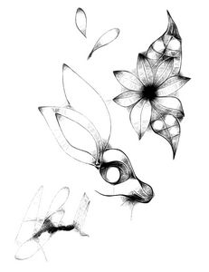 " The Doe and her Flower
