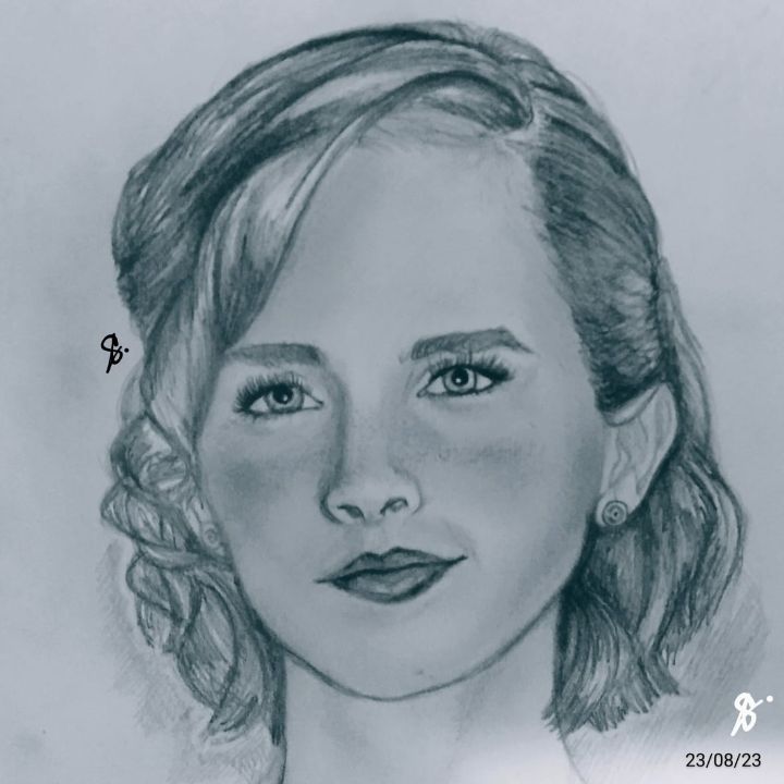 Emma Watson's Portrait - Watercolor Pencil :: Behance