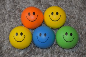 Happy smiley stressballs - The Artful Rambler