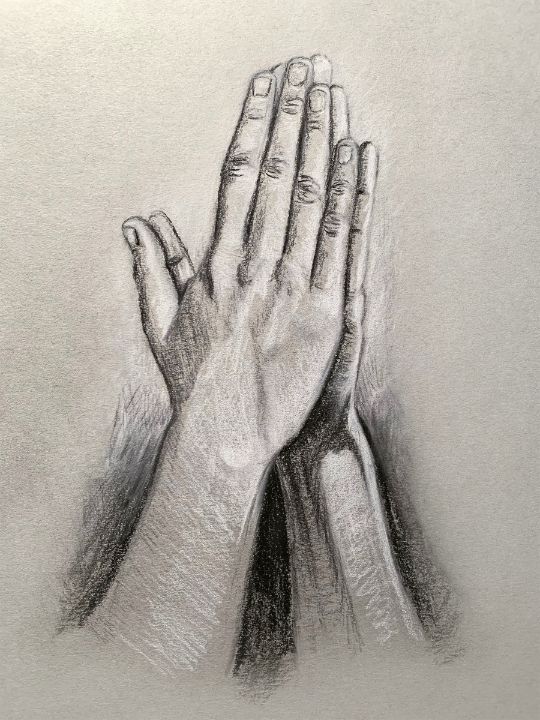 Praying Hands - 417 Studios - Illustration & Design by Kyle K.