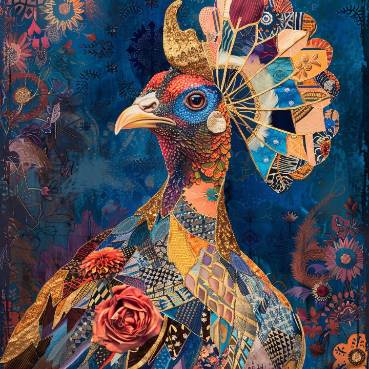 Patchwork quilted clydesdale Turkey - BestArt - Digital Art & AI ...