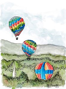Three Balloons  [sold] - Holewinski