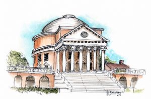 The Rotunda At UVA  [sold] - Holewinski