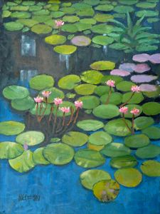 Water Lilies, Homage To Monet