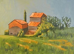 Vineyard In Tuscany - Holewinski