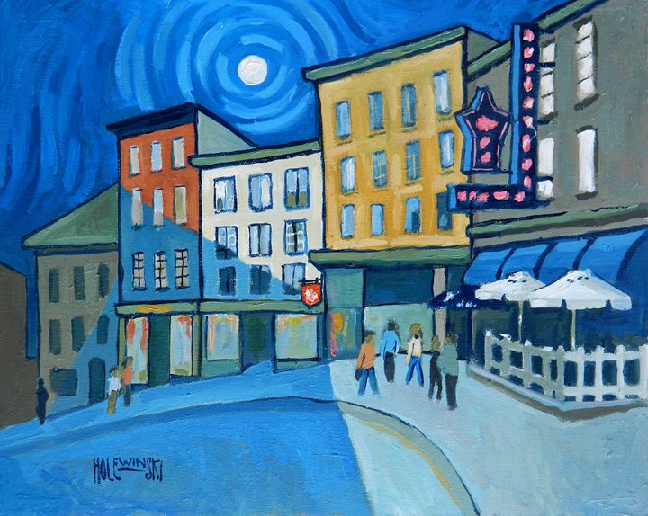 Street in Quebec City - Holewinski