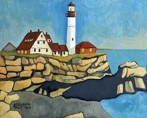 Maine Lighthouse - Holewinski