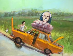 Postalcard wiyh Carl Gustav Jung