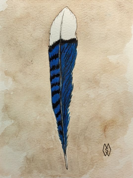 Blue Jay - Gouache Painting · Featherdust Studio · Online Store