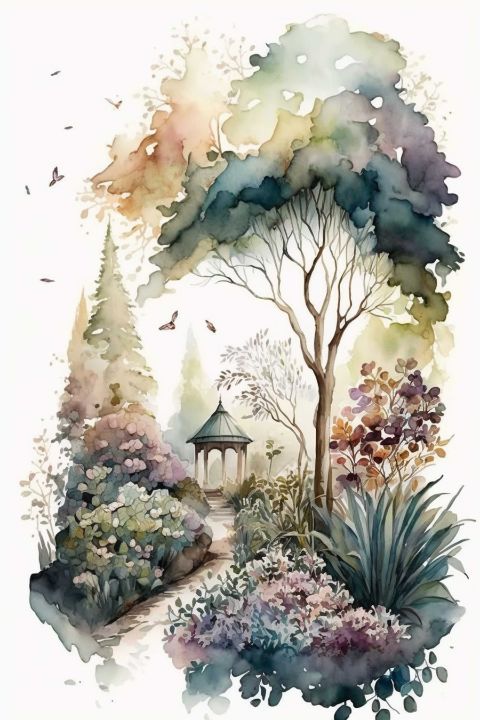 Artist Shares Beautiful Watercolor Studies of Landscapes From Her