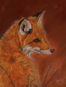 Cute autumn Fox, fall season fox - IslaNovella - Digital Art, Animals,  Birds, & Fish, Fox - ArtPal