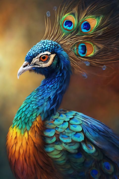 Pecock  Animal art, Peacock, Animals