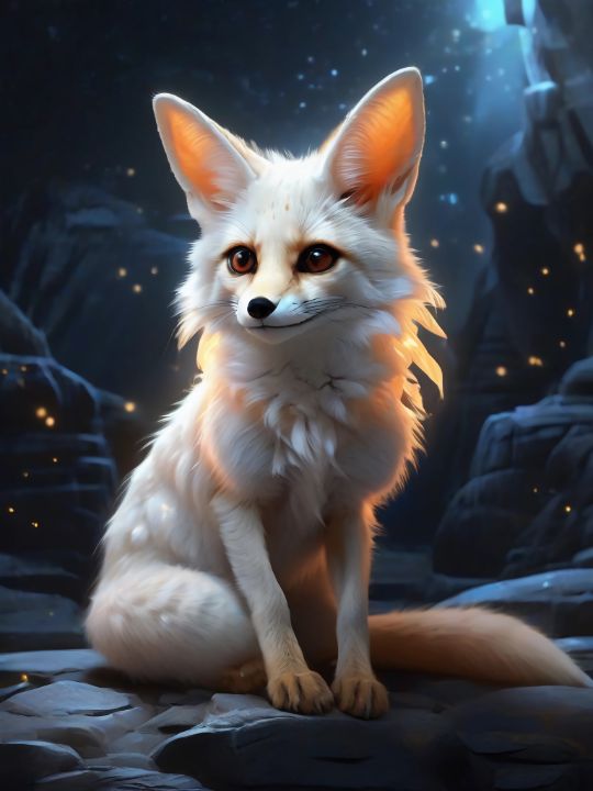 FENNEC FOX ai or digital - DREAMZ-ART - Digital Art & AI, Animals